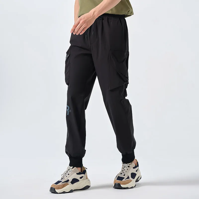 OUTDOOR PRODUCTS Knitted Sweatpants Men Black-2