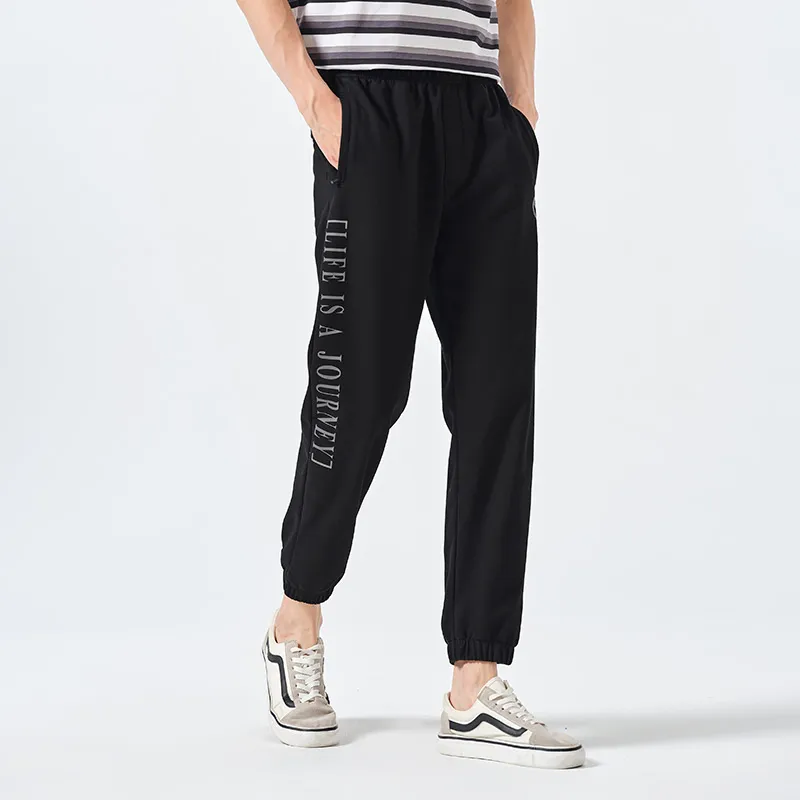 OUTDOOR PRODUCTS Knitted Sweatpants Men Black-2