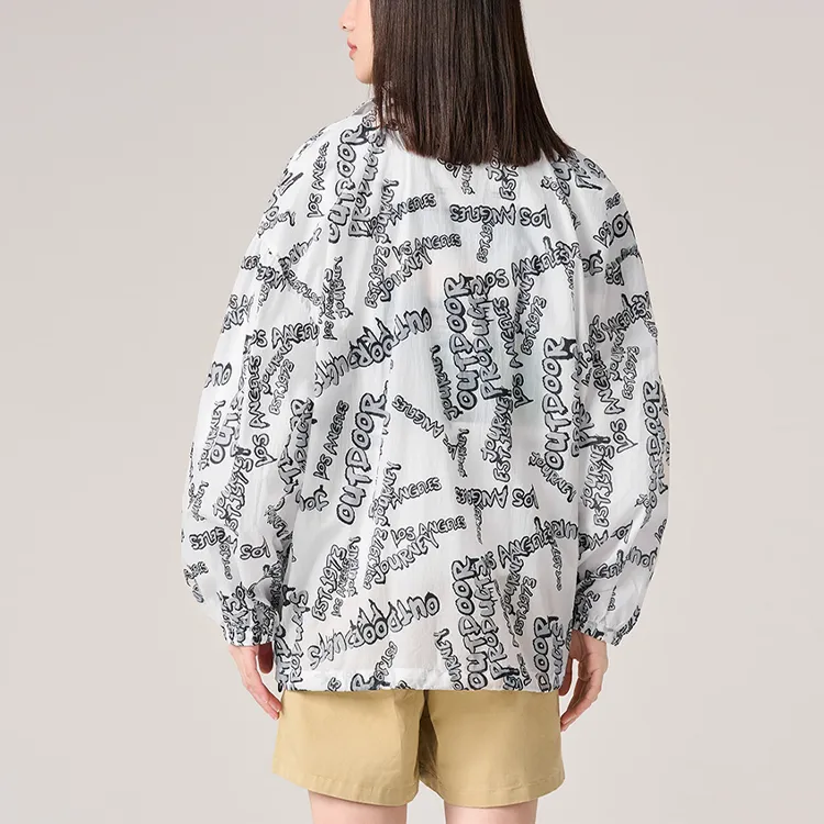 OUTDOOR PRODUCTS Sun Protection Clothing Women's White Print-3