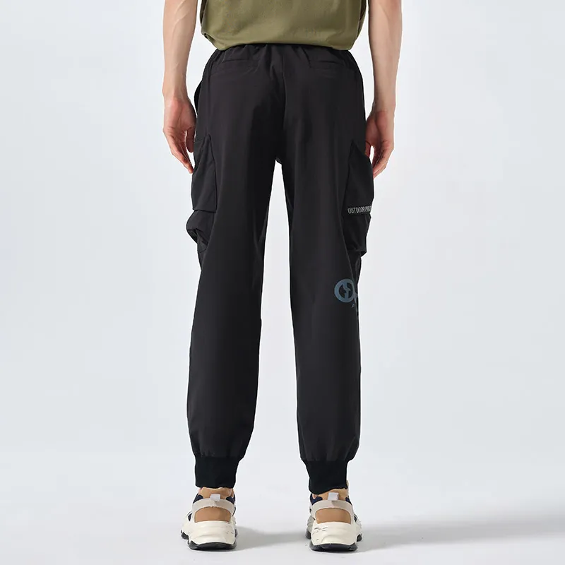 OUTDOOR PRODUCTS Knitted Sweatpants Men Black-3