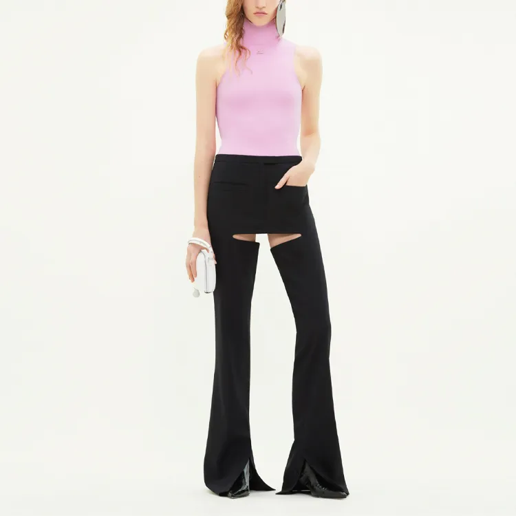 COURREGES Chaps Tailored Pants-2