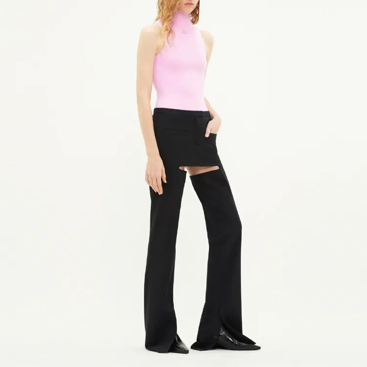 COURREGES Chaps Tailored Pants-1