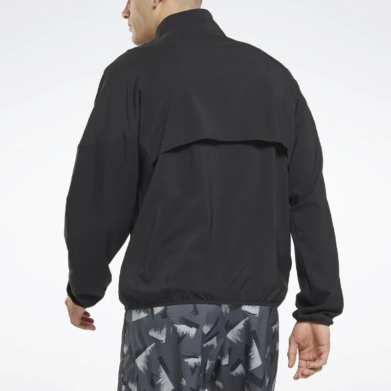 Reebok RUNNING WOVEN Jackets Coats Men's Black-2