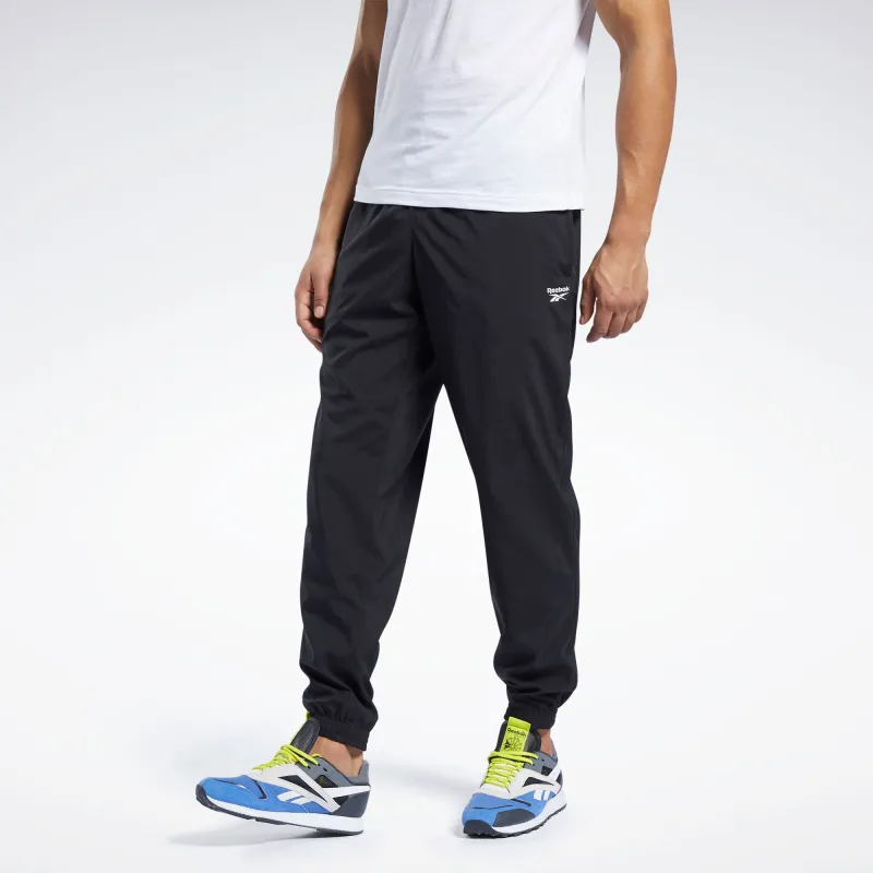 Reebok TRAINING ESSENTIALS WOVEN C LINED Knitted Sports Pants Men's Black-2