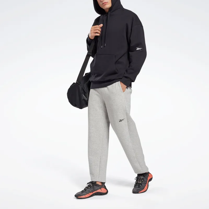 Reebok TRAINING SUPPLY DREAMBLEND COTTON Knitted Sports Pants Men's Gray-3