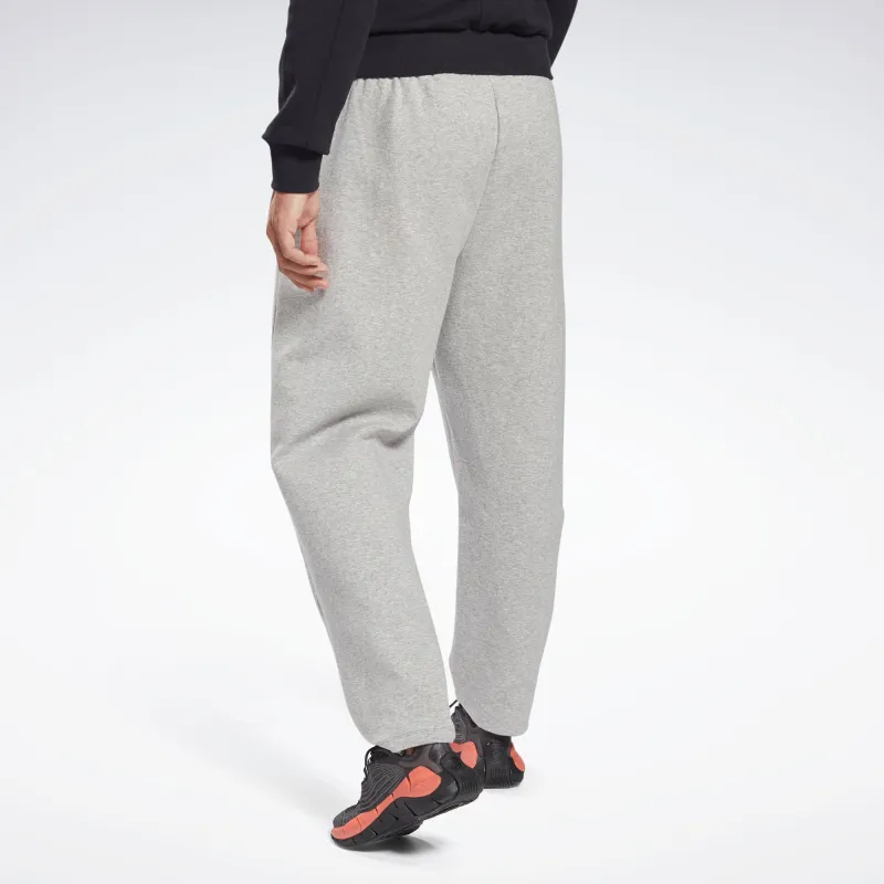 Reebok TRAINING SUPPLY DREAMBLEND COTTON Knitted Sports Pants Men's Gray-2