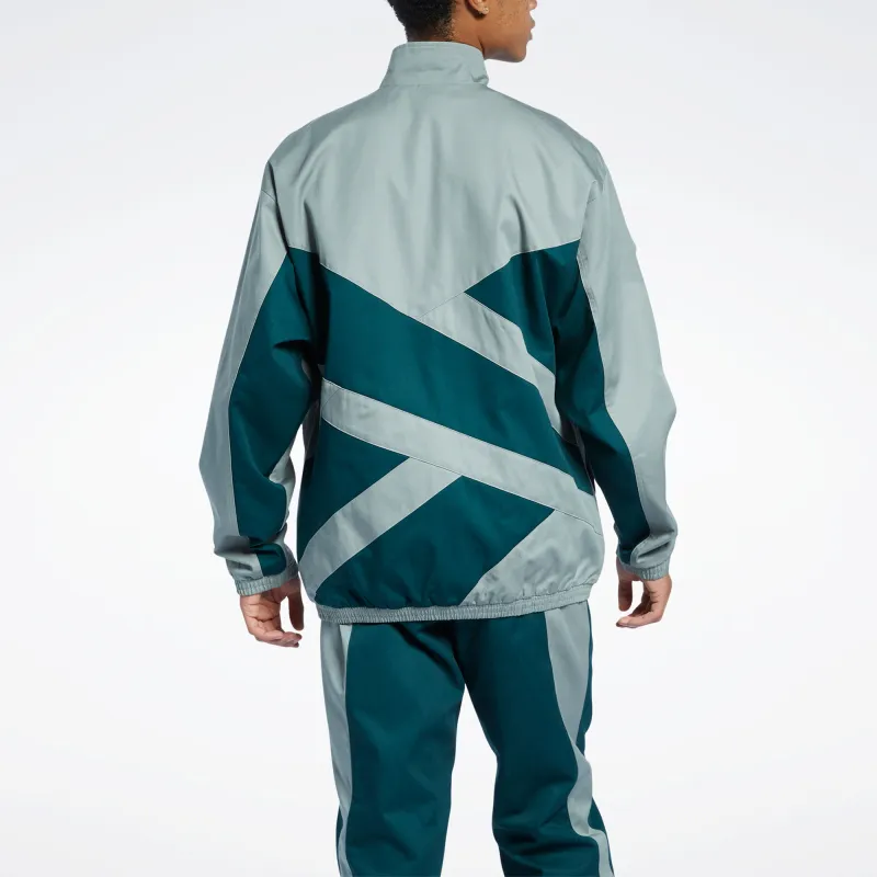 Reebok CLASSICS FS WASHED WOVEN Jackets Coats Men's Green-2