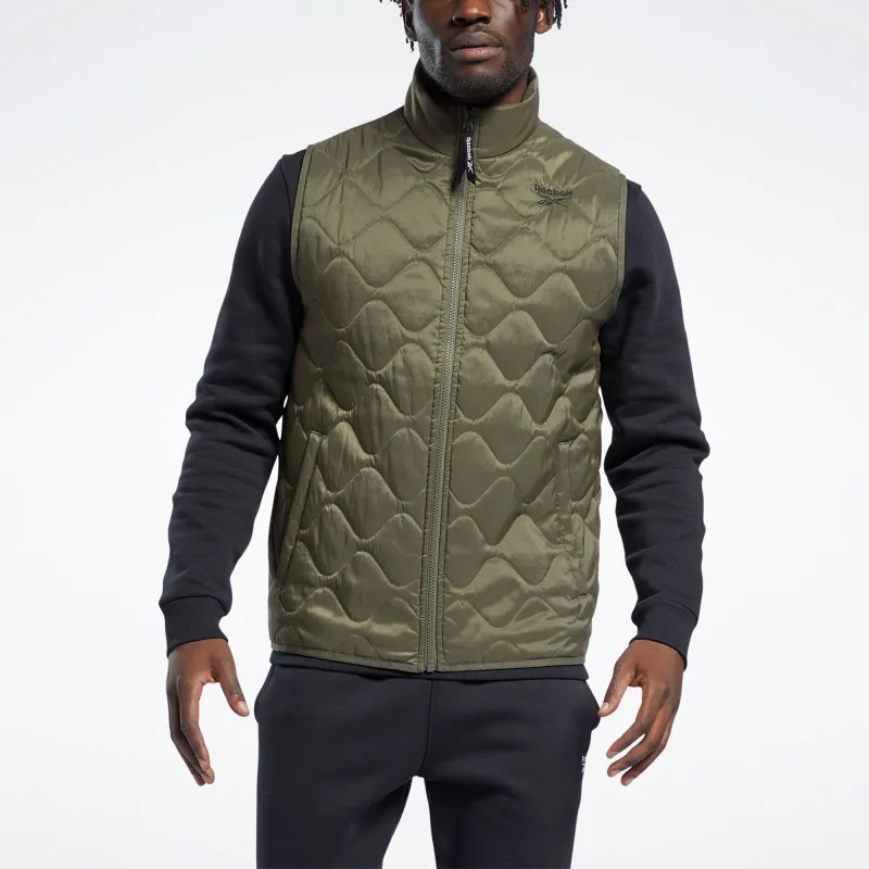 Reebok OUTERWEAR C PAD Vest Men's Green-2