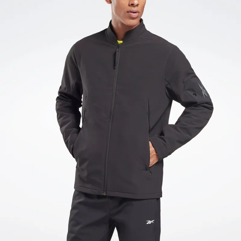 Reebok TRAINING SUPPLY GRAPHENE EW BOMBER Jackets Coats Men's Black-1