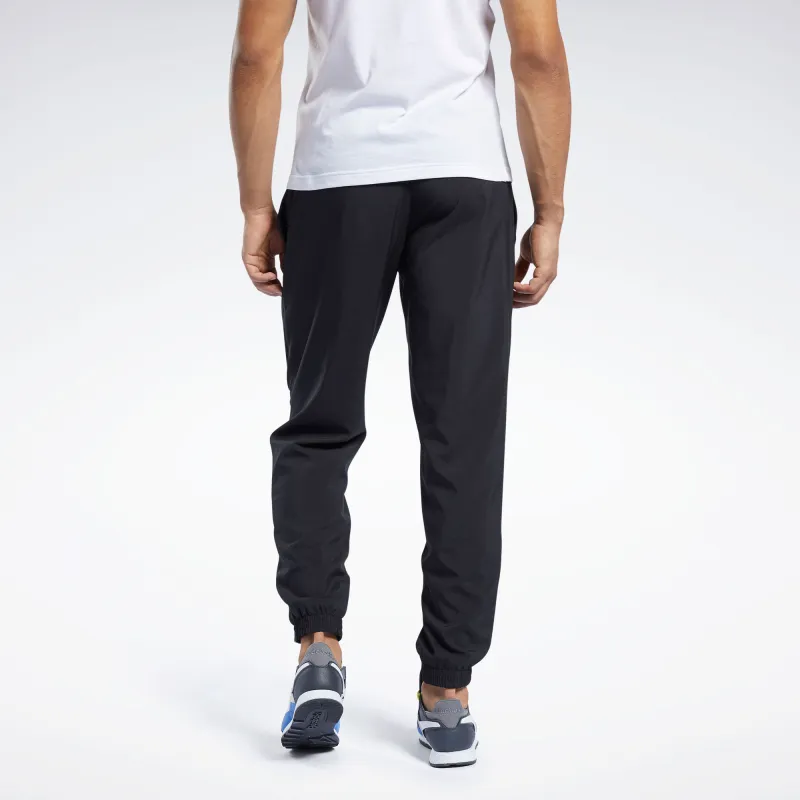 Reebok TRAINING ESSENTIALS WOVEN C LINED Knitted Sports Pants Men's Black-3