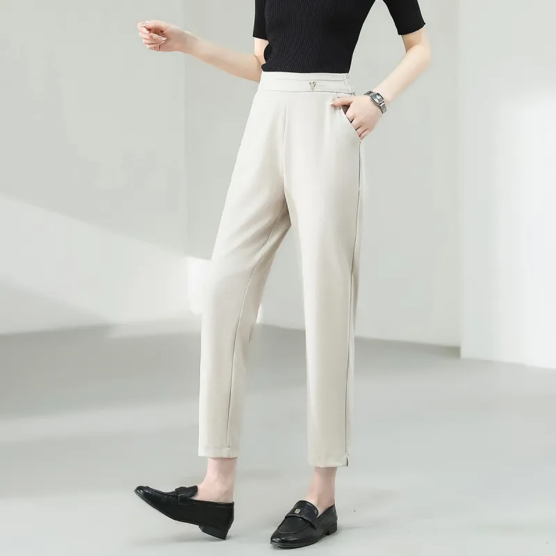 TERRE BLEUE Casual Pants Women's Apricot-3