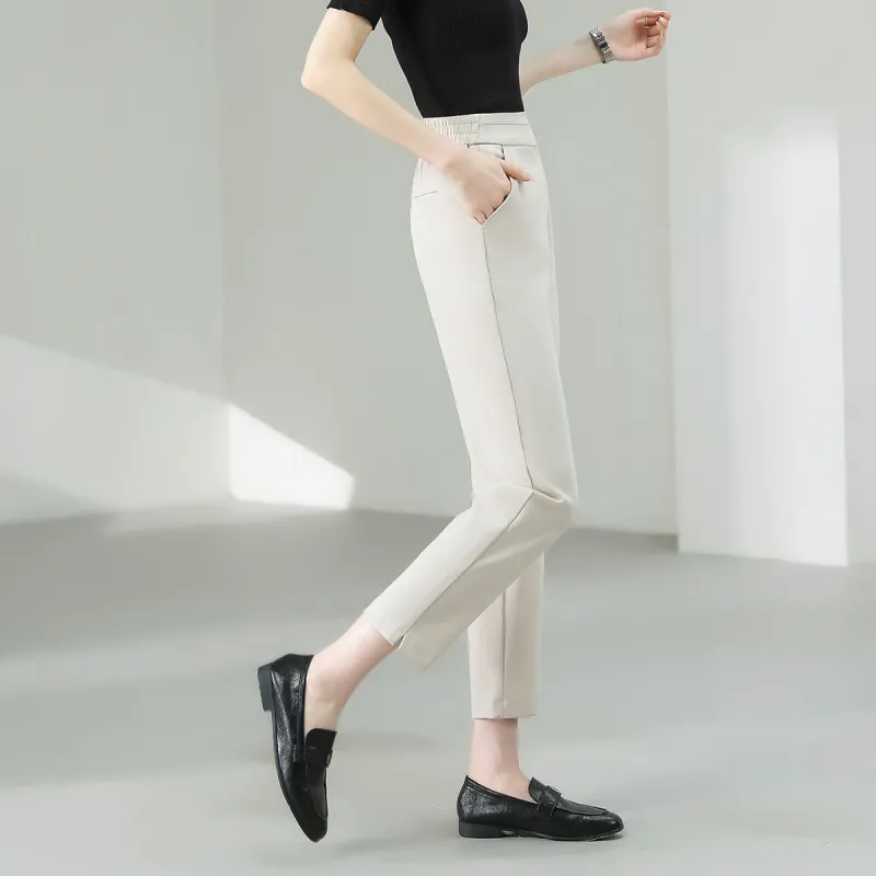 TERRE BLEUE Casual Pants Women's Apricot-7