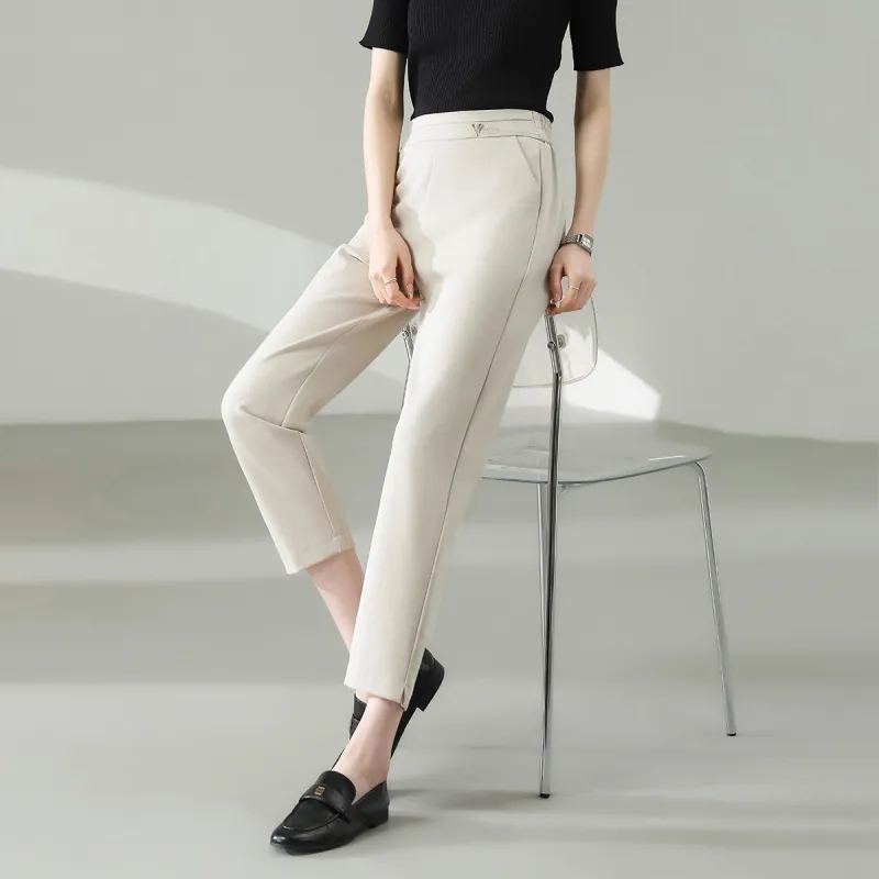 TERRE BLEUE Casual Pants Women's Apricot-5