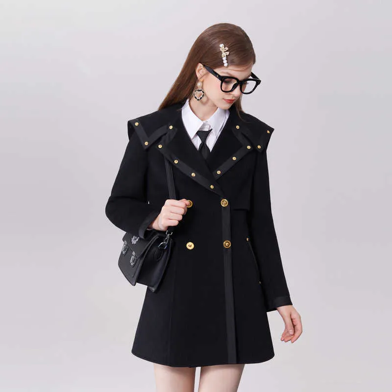 AIVEI Coats Women's Black-3