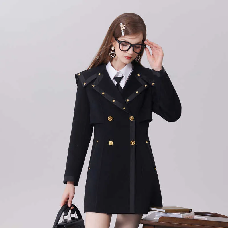 AIVEI Coats Women's Black-1