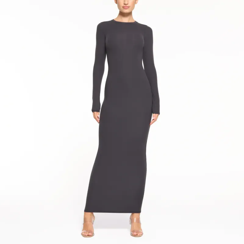 Skims Long-Sleeved Dresses Women's Graphite/SHADES-1