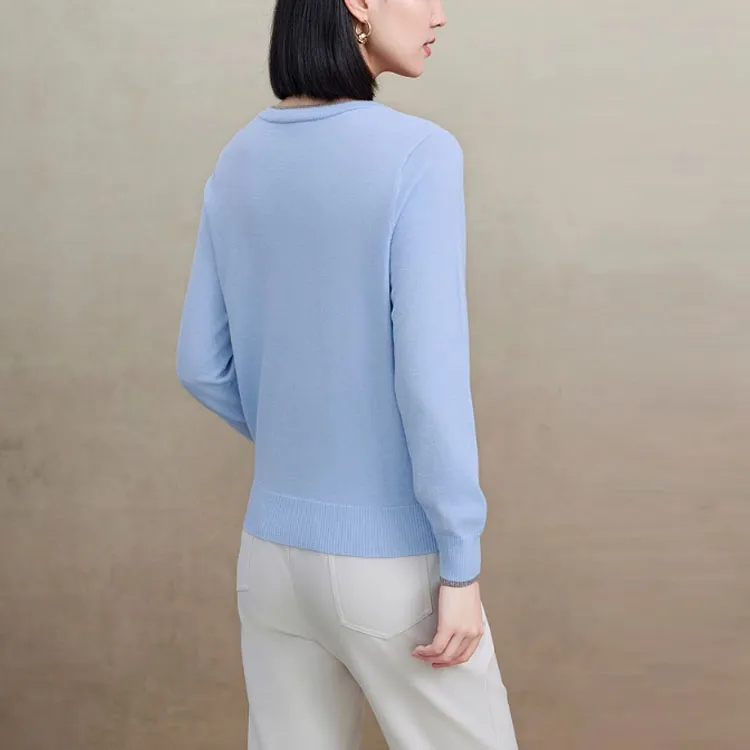 FINITY Sweaters Women's Sky Blue-5
