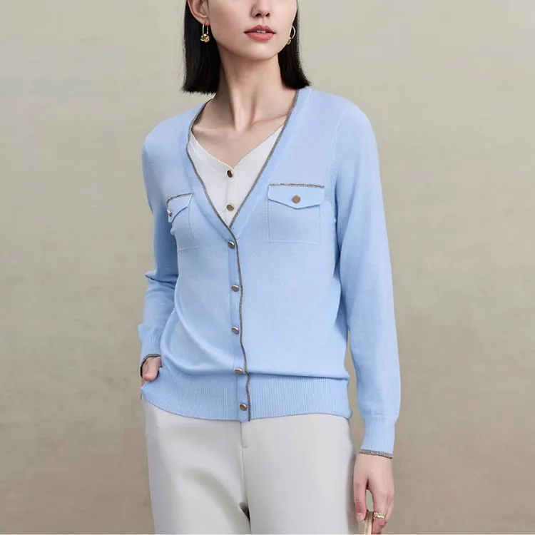 FINITY Sweaters Women's Sky Blue-2