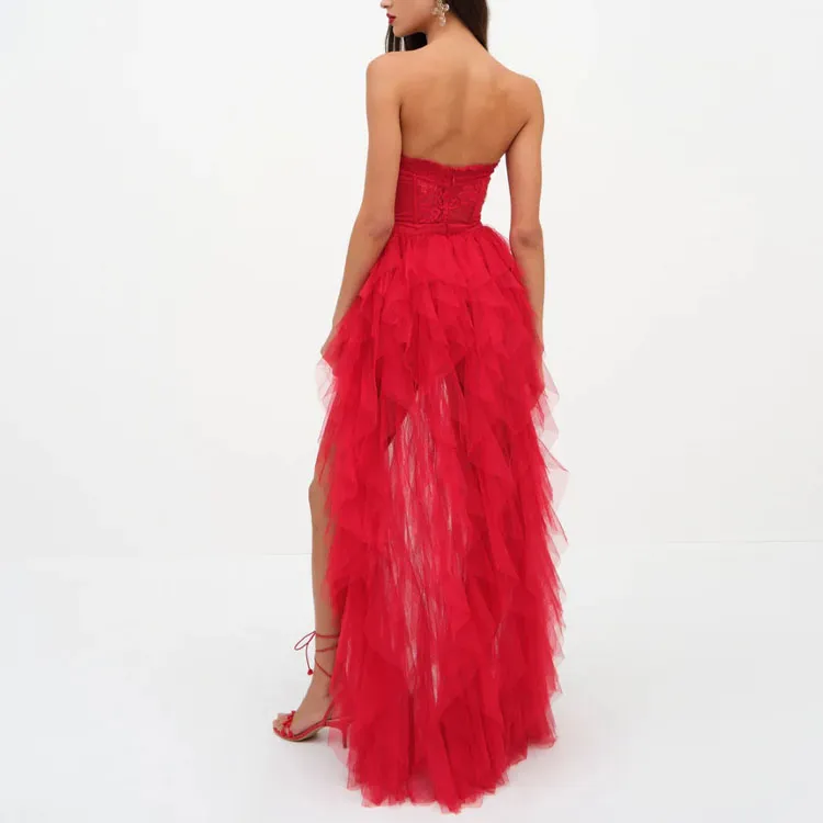 FOR LOVE & LEMONS Evening Dresses Women's Red-2