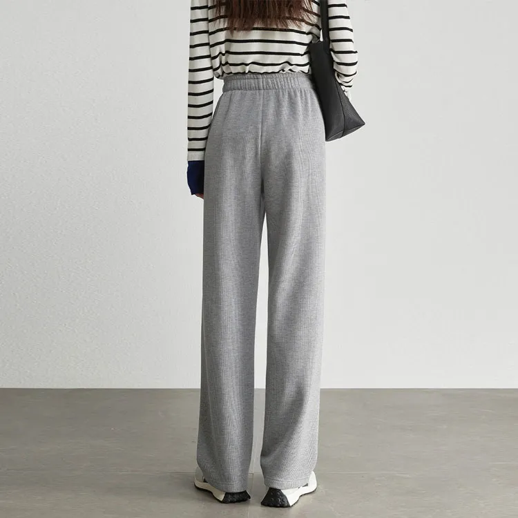 SENTUBILA Casual Pants Women's Gray-4