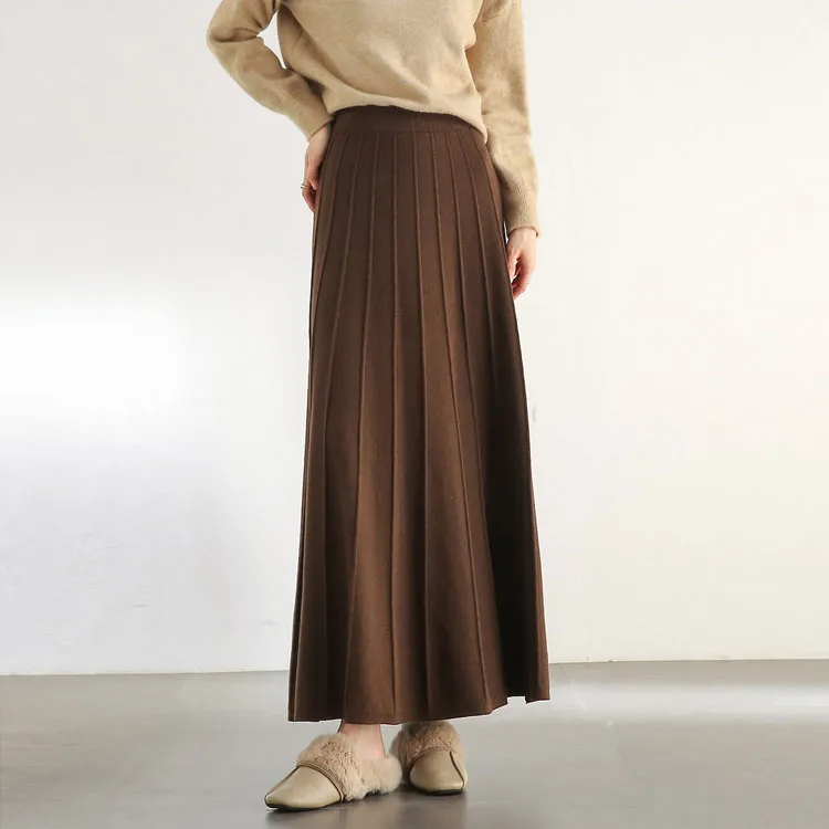 SENTUBILA Long Skirt Women's Classic Black-26