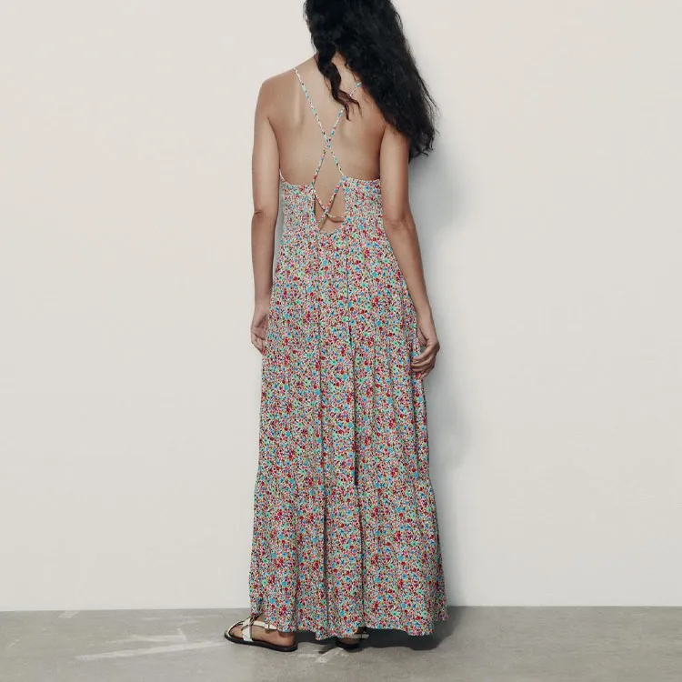 ZARA Slip Dresses Women's Multicolor-2