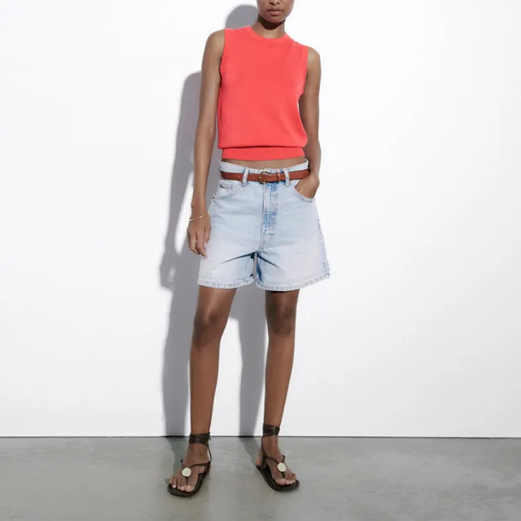 ZARA Tank Tops Women's Strawberry-1