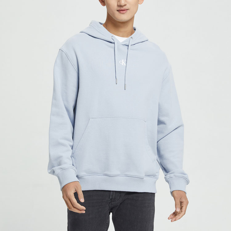 Calvin Klein Sweatshirts Men Light Blue XL - POIZON