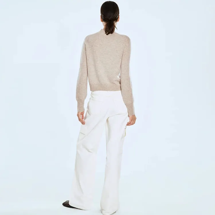 COVERINS Sweater Women's Light Camel-2