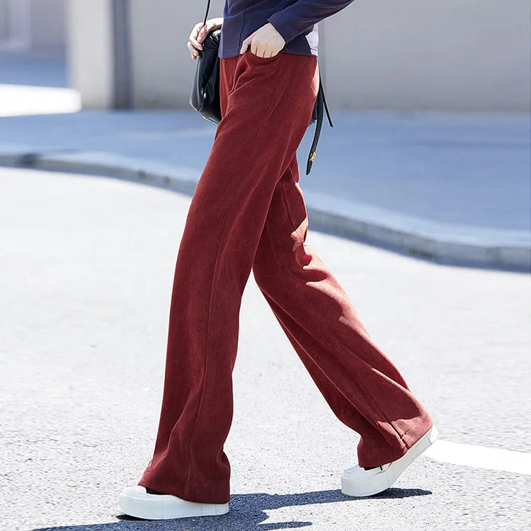 Demana Casual Pants Women's Brick Red-2