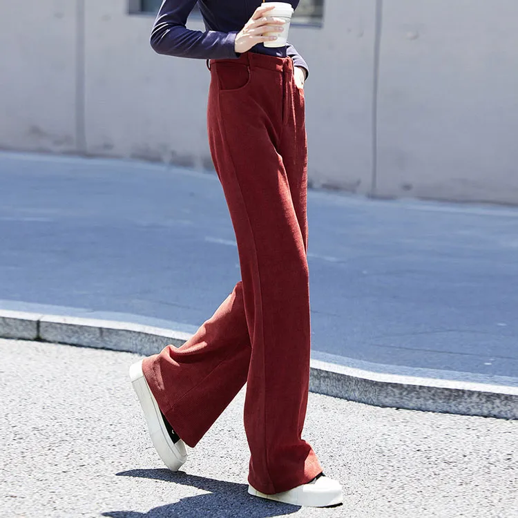 Demana Casual Pants Women's Brick Red-1