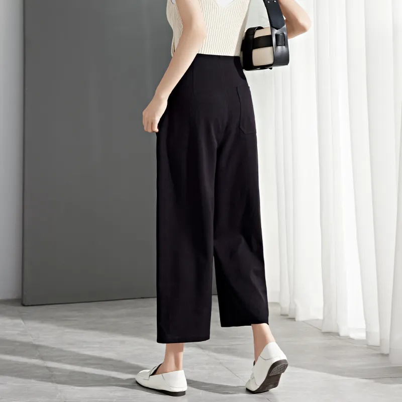 MT Casual Pants Women's Black-1