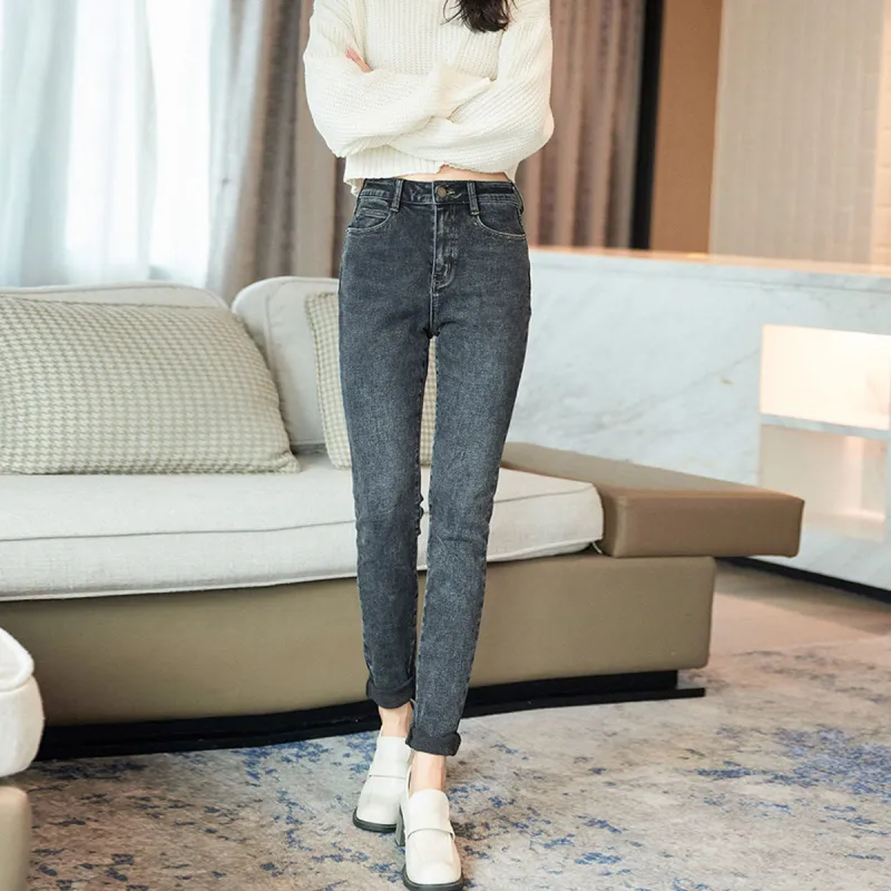 Mt Jeans Women's Dark Denim Blue-1