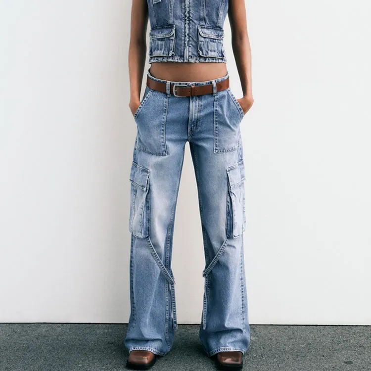 ZARA Jeans Women's Blue-1