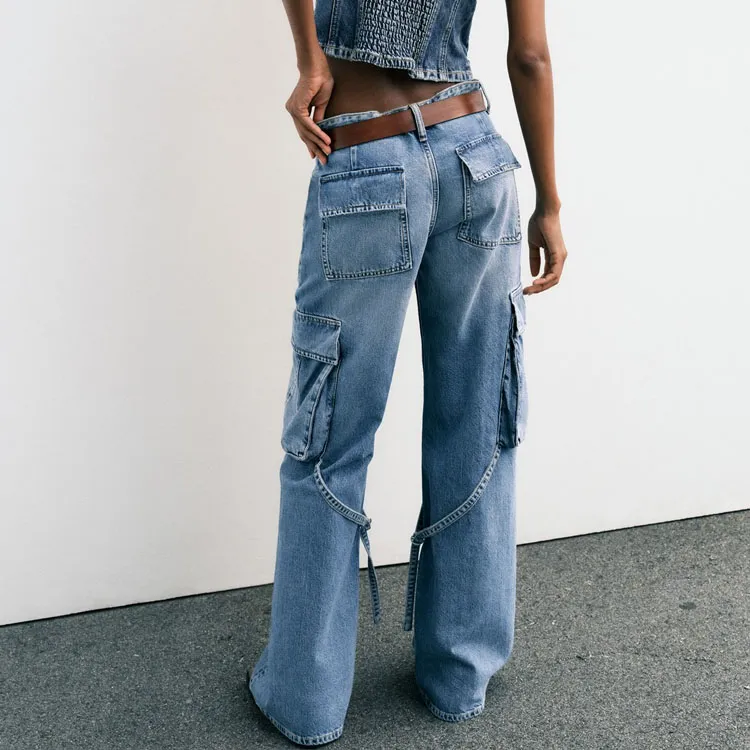 ZARA Jeans Women's Blue-3