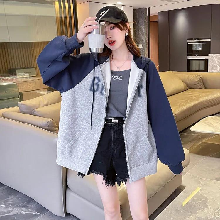 Tonlion Sweatshirt Women's Navy Blue-2