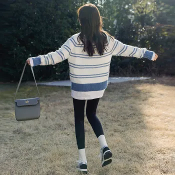 Mt Sweater Women's Blue Stripes