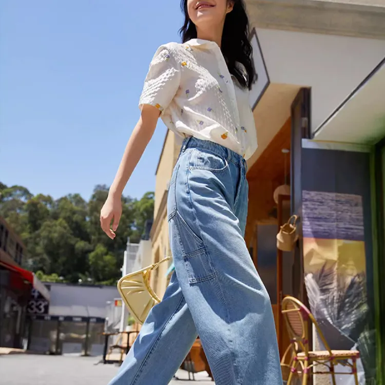 Ran and pure Jeans Women's Light Blue-3