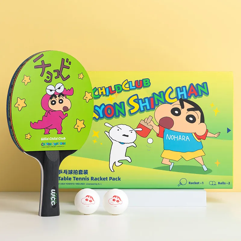 Wild Child Club x Crayon Shinchan Ping Pong Paddles Unisex Wooden-2