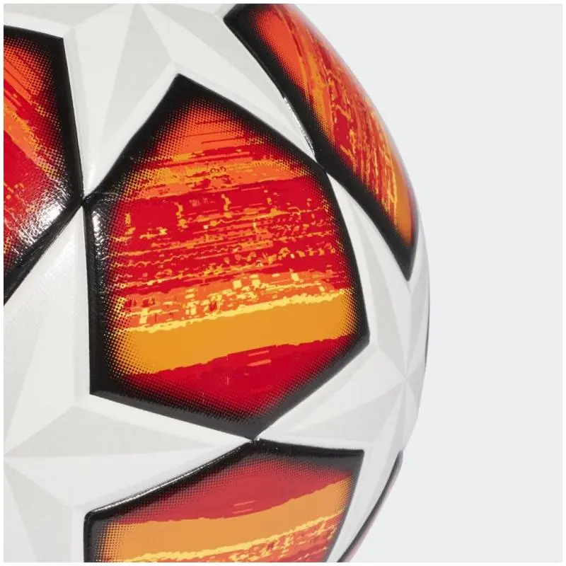 Adidas Size 4 Soccer PU Seamless Thermal bonding Unisex Red Yellow Silver-3
