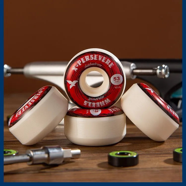 X-PERSEVERE Skateboard Wheels Double Kick Skateboard-4