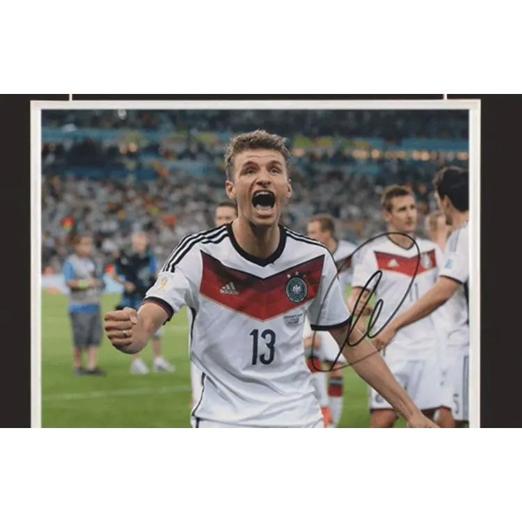 Yi Shot Thomas Müller, Autographed, Signature Photo Included SA Certificate Framed For Preservation-9