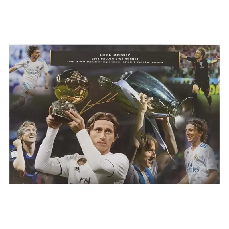 Yi Shot Photo Real Madrid Soccer Club Championship Trophy Moment Included Icons Certificate Not Included Framing Unisex-1