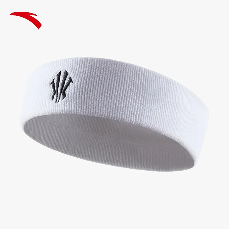 Anta Sweatbands Elastic White Elastane Unisex-2