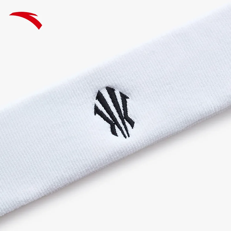 Anta Sweatbands Elastic White Elastane Unisex-1