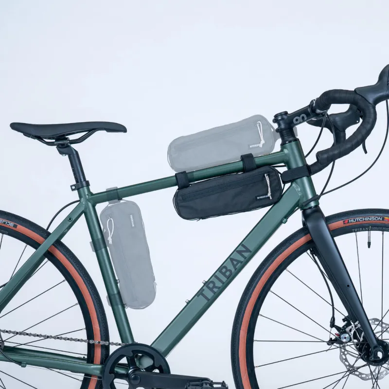 DECATHLON Large Outdoor Bags Cycling Black Unisex-3