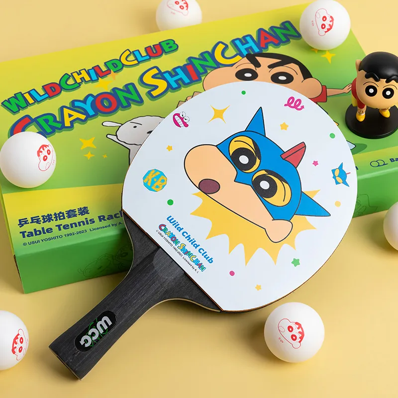 Wild Child Club x Crayon Shinchan Ping Pong Paddles Unisex Wooden-1