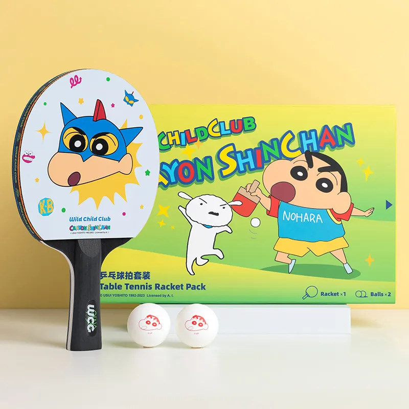 Wild Child Club x Crayon Shinchan Ping Pong Paddles Unisex Wooden-2
