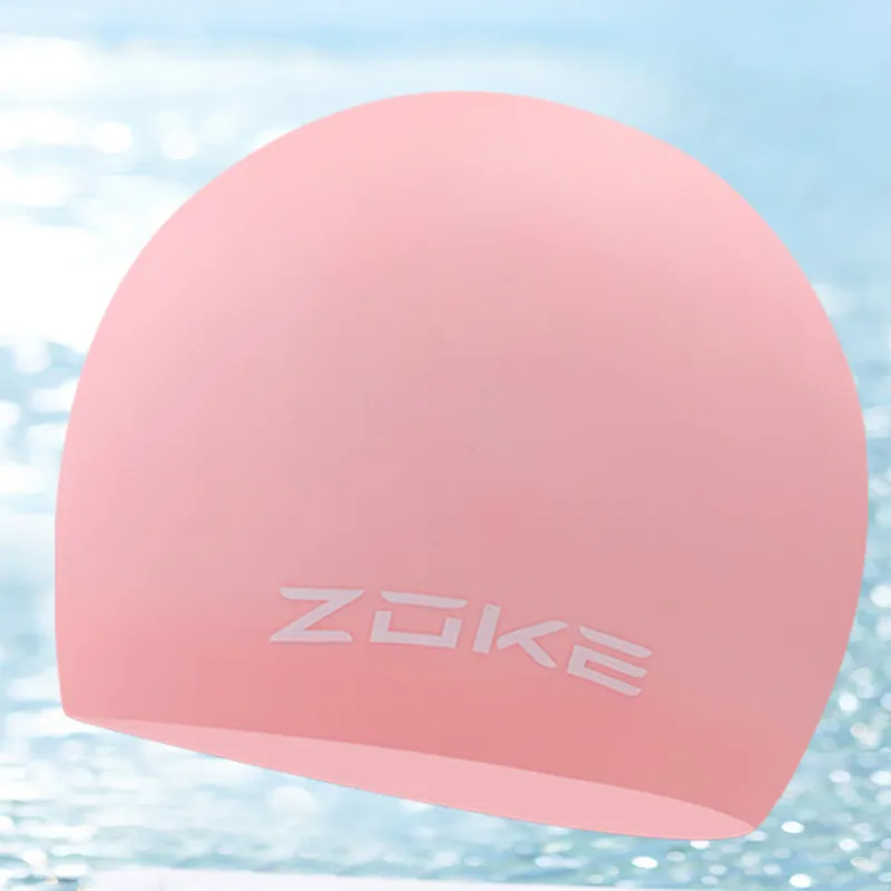 ZOKE Swimming Caps Silicone Unisex-2
