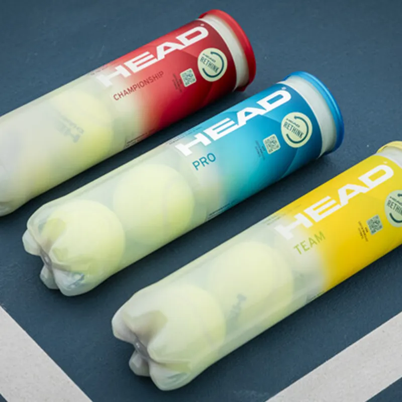 HEAD PRO Tennis Balls Felt Match Ball Competition Size 4 Ball/Can Light Green-5